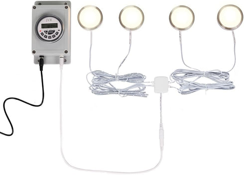 JVR Chicken Coop Light with Timer- Automatic Smart LED Laylight Daylight Extension