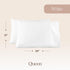 100% Organic Cotton Pillow Cases Queen Size Set of 2, 300 Thread Count, GOTS Certified, Soft & Breathable Pillowcases,