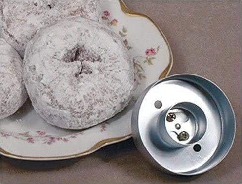 Norpro 2 PACK Round Donut/Cookie Cutter, 2.75" - Easily Cut Pastry Biscuit Bagel Dough