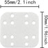 Humidifier Filter Pad ITROLLE 20PCS Square Style Nylon White Mineral Absorption Pads Replacement Descaling Pad for LEVOIT LV600HH Humidifier Mineral Filter Pad by ITROLLE