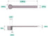 Supplement and Supply 1 (1/3 5 mL) (Pack 1) Teaspoon Tablespoon | Long Handle Plastic Measuring Spoon for Coffee