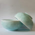Chinese Rice Bowl 10oz Celadon Dinnerware, Engraved Peony Porcelain Bowl, 4.5 Inch in Sky Blue
