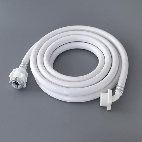 6.6FT 2-Meter Washing Machine Water Supply Pipe Extension, Fully Automatic Drum Inlet Hose with Steel Head
