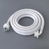 6.6FT 2-Meter Washing Machine Water Supply Pipe Extension, Fully Automatic Drum Inlet Hose with Steel Head