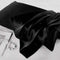 Luxbedding Satin Pillowcase King Size, 2 Pack - Cooling Satin Pillowcase for Hair and Skin, Black Pillow Case