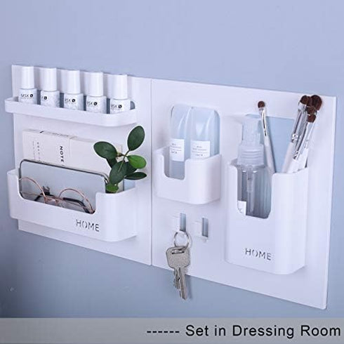 JDYOOMI Bedside Shelf Bedroom Dorm Room Rack Organizer Storage -Use as Kid Student Wall Shelf to Organize