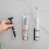 DOITOOL 2pcs Wall Mounted Shelves Toothbrush Holder Rack Organizer for Bathroom Vanity Countertops Office Electric