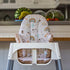 Cushion Washable & Reversible One-Piece Cotton Seat Pad for IKEA High Chair Accessories, Compatible with Antilop (Brown
