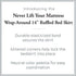 Bed Maker’s Never Lift Your Mattress Microfiber Wrap-Around Bed Skirt, Classic 14 Inch Drop Length, Twin, White
