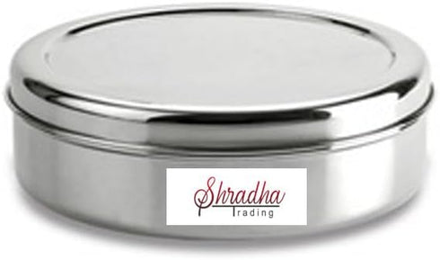 Stainless Steel Masala Box, Dabba, Spice Container for Indian Kitchen, Spice Box for Chefs