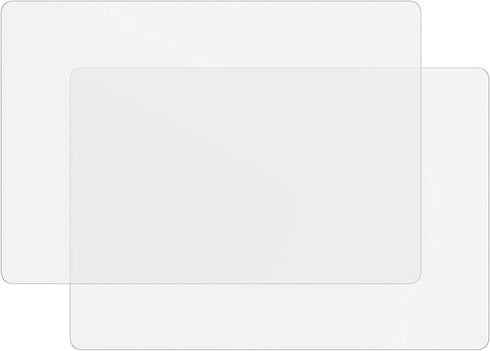 Translucent 2 Pack Silicone Mats, 23.6" by 15.7" Multipurpose Nonstick Heat-Resistant Kitchen Pad