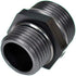 WKUP F001, 1 NPT Male to 3/4 GHT Male Adapter, Pack of 2 with Rubber O-Rings