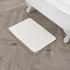 Laura Ashley Ivory Ruffle Cotton Bath Rug, 17" x 24"