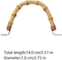 Angoily Rattan Teapot Handle Japanese Teapot Handle Replacement for Ceramic Pot Pottery Tea Pots Replacement Handle Accessories 3pcs by Angoily