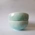 Chinese Rice Bowl 10oz Celadon Dinnerware, Engraved Peony Porcelain Bowl, 4.5 Inch in Sky Blue