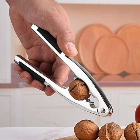 NutCracker Walnut Cracker - Heavy Duty Shell Cracker Tool with Non-Slip Handle for All Nuts