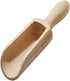 efo Large Wooden Scoop Set of 3 - Rustic Bathsalt Scoop, Multipurpose Wooden Spoon