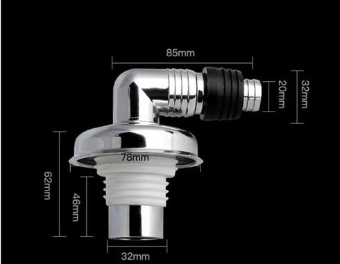 PVC Washing Machine Accessories, Washer Machine Coupler, Fitting Drain Backflow Preventer, Dedicated Floor Drain Cover