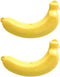 Bwexxt 2Pcs Banana Case, Cute Banana Protector Storage Box, Portable Banana Holder for