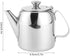 0.5 L Stainless Steel Teapot, Short Spout Coffee Pot for Restaurants and Living Rooms (20 oz)