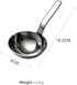 Heavy Duty 7 Inch Mirror Polished Asian Soup Spoons, Premium Food Grade 18/10 Stainless Steel