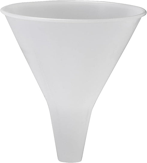 Hutzler 32-Ounce Wide Plastic Funnel, Natural