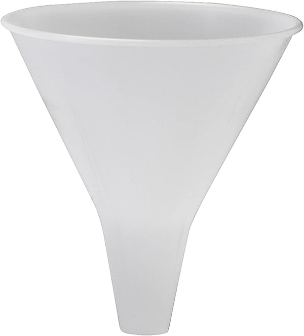 Hutzler 32-Ounce Wide Plastic Funnel, Natural