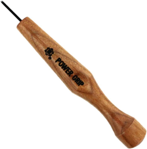 Hamono Honpo Power Grip Carving Knife, Alloy Steel & Iron Blade, 1.5MM Round Wood Handle