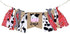 Silvima 1st Farm ONE High Chair Banner for First Birthday, Barnyard Cow Birthday Party Highchair Decoration