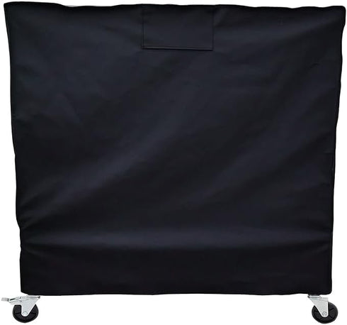 BroilPro Accessories 80-100 43L 22W 32H inch-Black Waterproof Qt Rolling Cooler Cart Cover Fits Most Patio Ice Chest