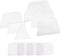 Anvin Cake Scraper Smoother Tool Set, Plastic Frosting Scraper Combo for Buttercream Edge Decorating, 10 Pcs
