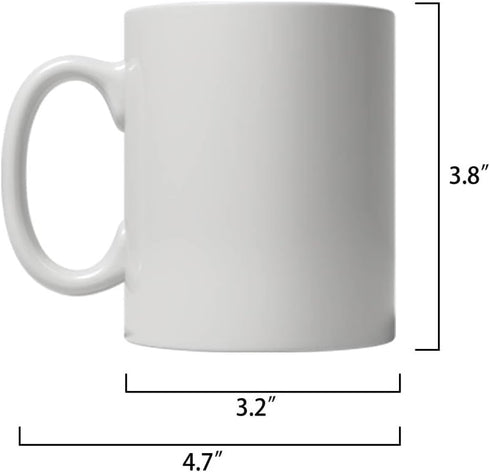Crazy Dog T-Shirts Funny Wake and Bake Mug – White Ceramic Coffee Cup with Pot Leaf Design – Stoner Gift for Marijuana