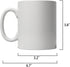 Crazy Dog T-Shirts Funny Wake and Bake Mug – White Ceramic Coffee Cup with Pot Leaf Design – Stoner Gift for Marijuana