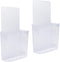 Remote Holder Wall Mount, Damage-Free (2 Pack), Clear Self-Adhesive Organizer for Mobile Phone, Keys