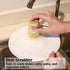 Palm Dish Brush - Bamboo Full Circle Dish Brush 3 Packs, Mini Pot Brush Natural Scrubber Cleaning Kit for Pots and Pans