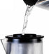 Deluxe Cold Brew Coffee Maker, 44oz/1300ml with Removable Stainless Steel Filter (Stainless Steel)