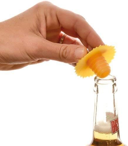 Charles Viancin Wine Bottle Stopper - Lily Pad, Sunflower & Hibiscus Design