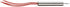 Cuisipro Silicone Flat Whisk, 10-Inch, Red