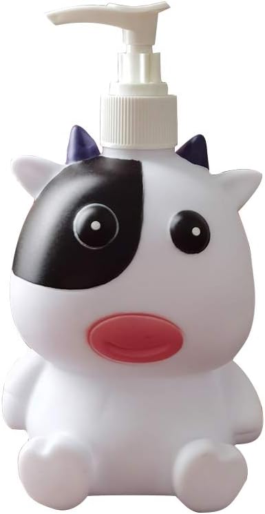 Frog Cow Cute Cartoon Animal Hand Soap Pump Lotion Dispenser, Hand Soap, Shampoo, Shower Gel for Bathrooms, Kitchen