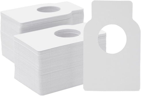 Juvale 300-Pack Wine Bottle Labels & Tags, 2.2 x 3.5 in White Uncoated Paper, Customizable Hanger Tags