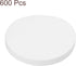 uxcell 600Pcs Disposable Round Coffee Filters, 62mm White Paper for Home Office Use, Pour Over and Drip Coffee Maker