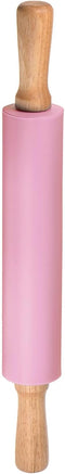 HARFINGTON Silicone Rolling Pins for Baking 17 Inch Wooden Handle Non Stick