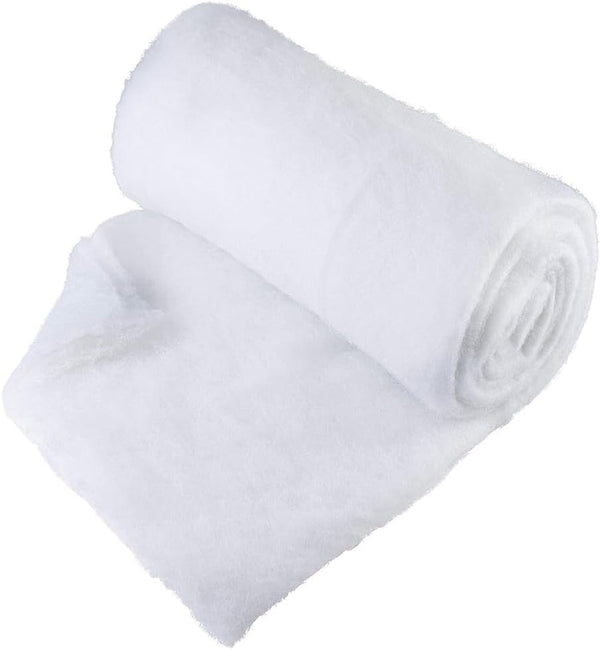Snow White Polyester Blanket, 32" x 40" (1 Pc) | Luxurious Fluff for Crafts, Winter Decor & Displays