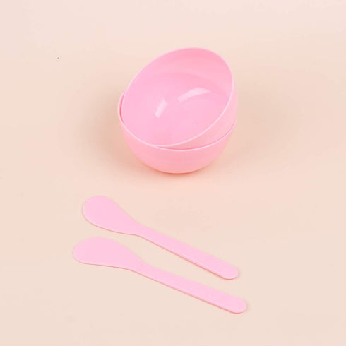 10 Sets Pink Slime Mixing Tool Bowls, Plastic Glue Mixer for Makeup Crafts, Crystal Mud Mixing Bowls