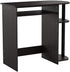 Furinno Simplistic Easy Assembly Computer Desk with Keyboard Tray, Dark Brown/Black