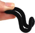 WARMBUY Velvet Hanger Connector Hooks, Closet Space Saving Cascading Organizer, Black, 40 Pack