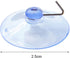 20Pcs Clear Suction Cups with Hooks, Transparent PVC Plastic Hanger Industrial Hooks for Home Decoration