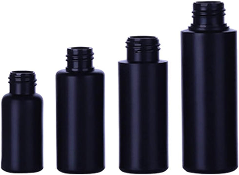 NANSHINE 10pcs 60ml Black Plastic Squeeze Dispensing Bottles for DIY Crafts, Glue, Liquids