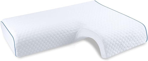 HEYPORK Arched Memory Cuddle Pillow for Adults, Couple Pillow with Slow Rebound,