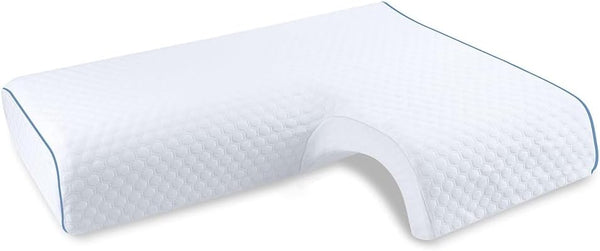 HEYPORK Arched Memory Cuddle Pillow for Adults, Couple Pillow with Slow Rebound,